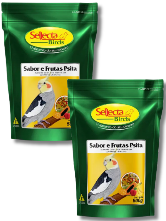 KIT - 2 SELLECTA SABOR E FRUTAS PSITA - 500G CADA