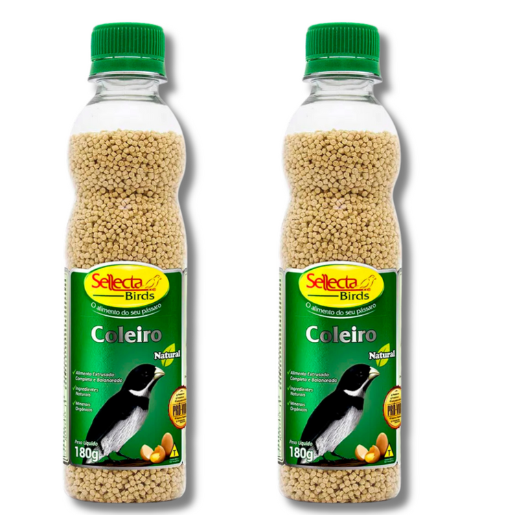 KIT - 2 SELLECTA EXTRUSADO COLEIRO NATURAL - 360G CADA