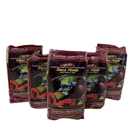 KIT C/5 OLEOSA MAMÃO 500GR - RAPOSO NUTRIÇÃO - LINHA NOBRE