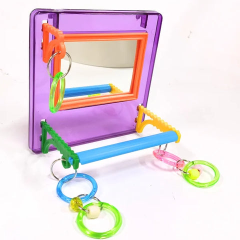 Brinquedo Espelho Multi Play Para Calopsitas Agapornis e Periquitos - Toco Tucano