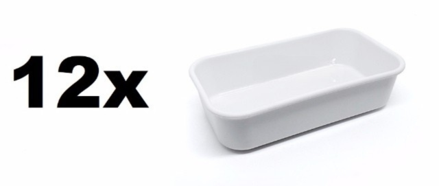 Kit c/ 12 Banheira Leitosa M - 320ml