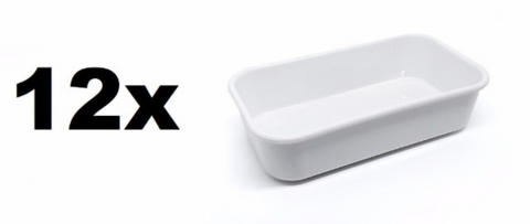 Kit c/ 12 Banheira Leitosa M - 320ml