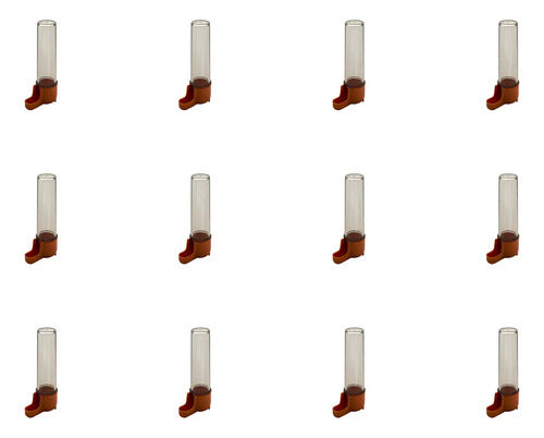 Kit C/ 12 Bebedouro Fumê Base Cobre 30ml 71.6 - Malha Fina 1.2v Fumê