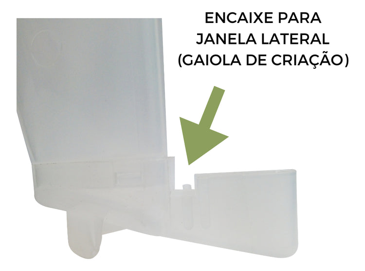 DISPENSER DE SEMENTE 2 BICOS MALHA LARGA/JANELA DJ