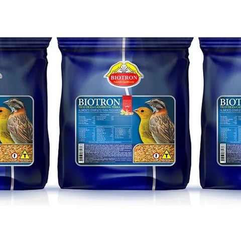 KIT - 3 UNID BIOTRON TICO TICO E CANÁRIO - 500G CADA