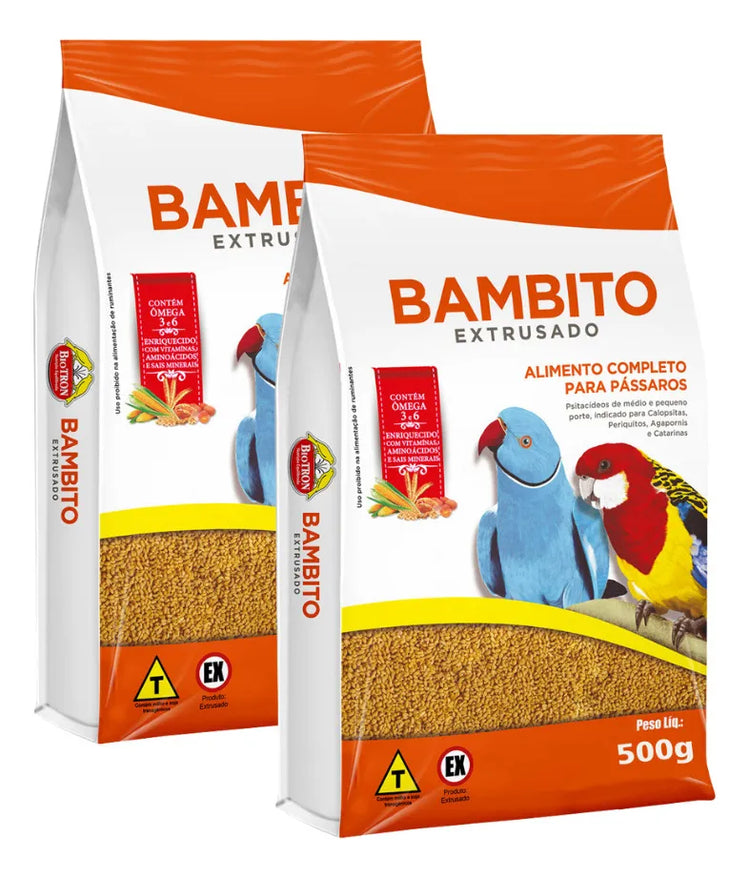 2 BIOTRON BAMBITO EXTRUSADO - 500G CADA
