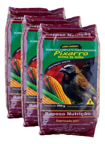 KIT - 3 MISTURA PIXARRO AROMA MILHO - 500G CADA