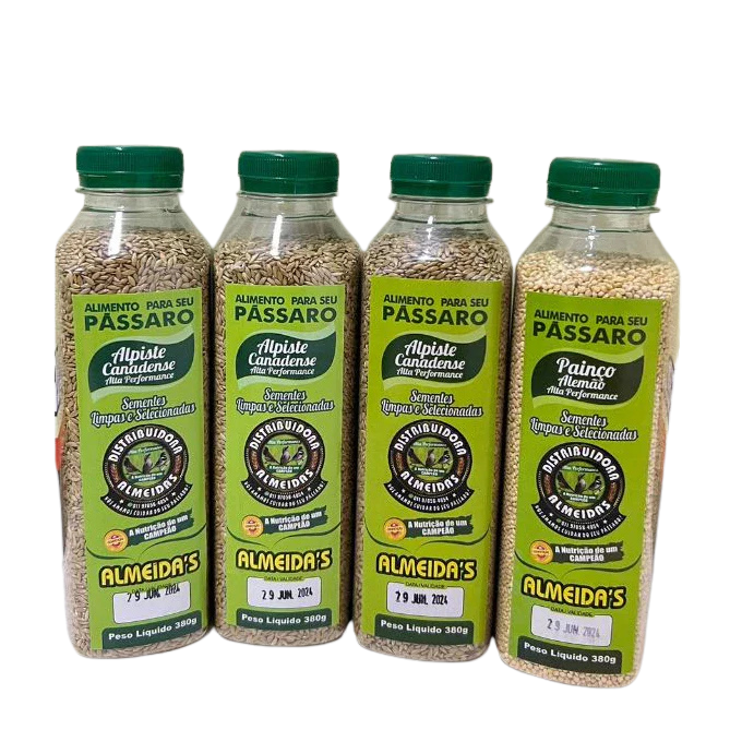 Combo econômico: 3 ALPISTE + 1 PAINÇO ALEMÃO ALTA PERFORMANCE