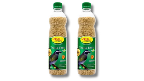 KIT - 2 SELLECTA TRINCA FERRO MINI EXTRUSADO NATURAL - 300G CADA