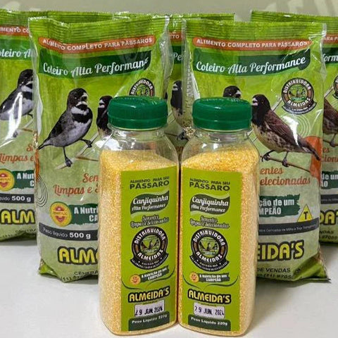 Kit - 5 COLEIRO ALTA PERFORMANCE + 2 CANJIQUINHAS