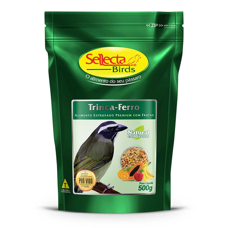 SELLECTA TRINCA FERRO NATURAL COM FRUTAS - 500G