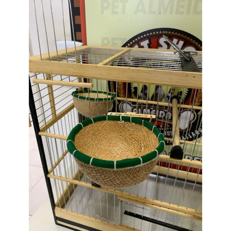 NINHO DE BUCHA AZULÃO, BICUDO E CANÁRIO