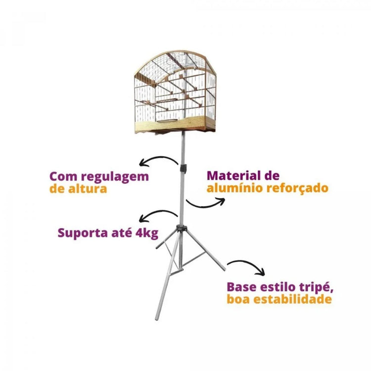 Estaca para gaiola em alumínio