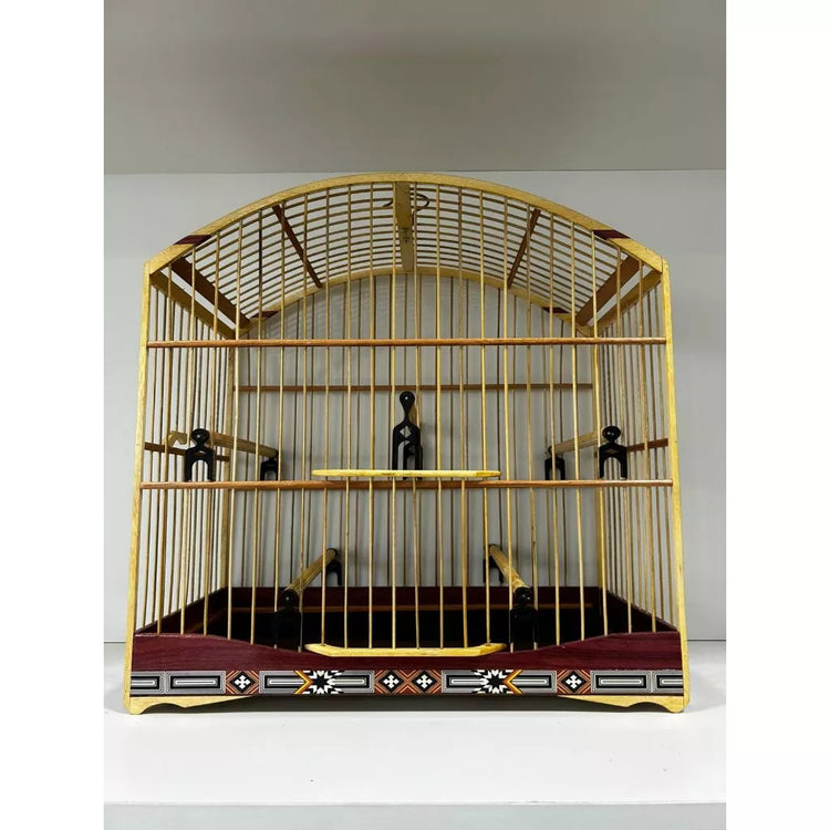 GAIOLA DE PASSEIO EM MALHA LARGA/TRINCA FERRO - MARCHETARIA FITA