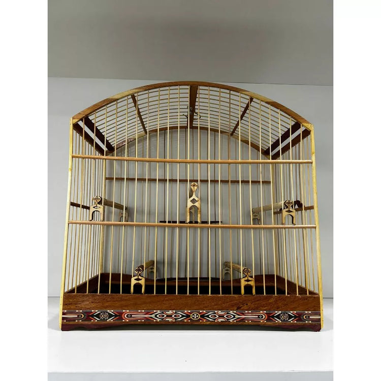 GAIOLA DE PASSEIO EM MALHA LARGA/TRINCA FERRO - MARCHETARIA FITA