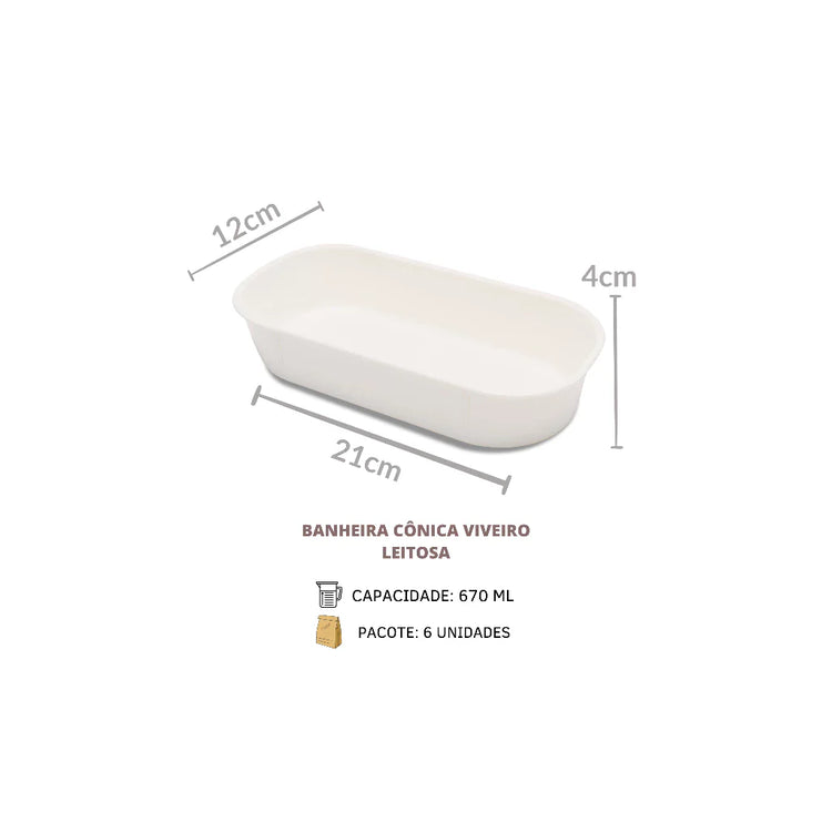 BANHEIRA VIVEIRO CÔNICA LEITOSA 35.2
