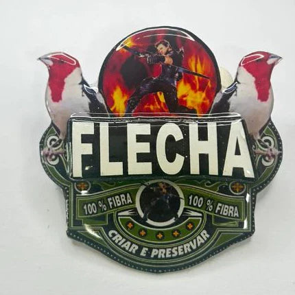 PLACA EM 3D PERSONALIZADA DE GALO DE CAMPINAS