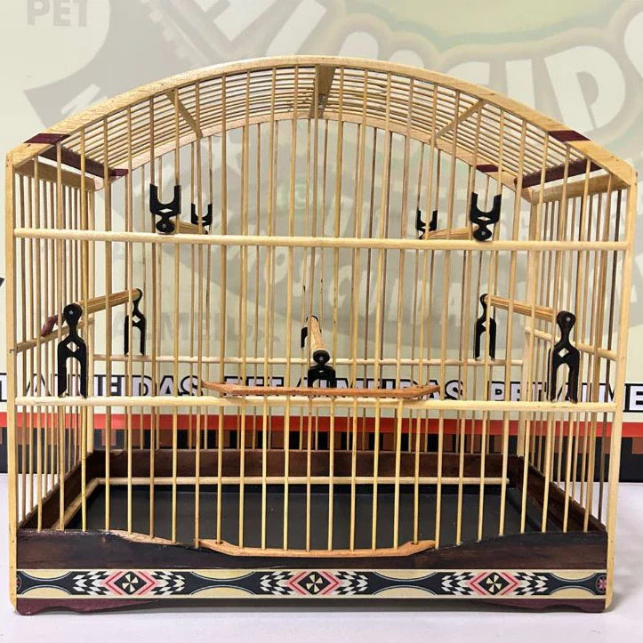 GAIOLA DE PASSEIO COLEIRO/ MALHA FINA - MARCHETARIA FITA FINA