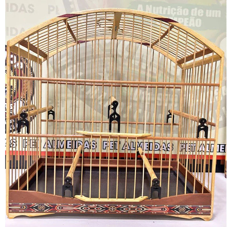 GAIOLA DE PASSEIO EM MALHA LARGA/TRINCA FERRO - MARCHETARIA FITA