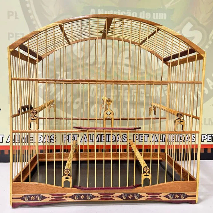 GAIOLA DE PASSEIO EM MALHA LARGA/TRINCA FERRO - MARCHETARIA FITA