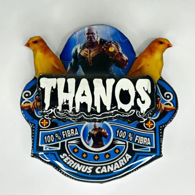 PLACA EM 3D CANÁRIO DA TERRA