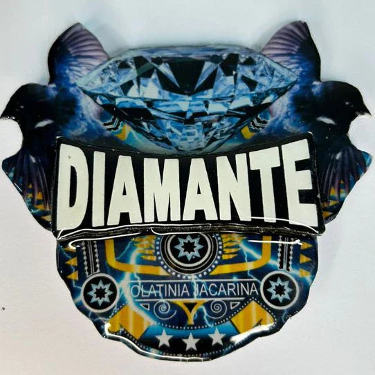 PLACA DE TIZIU PERSONALIZADA EM 3D COM NOME DO PÁSSARO