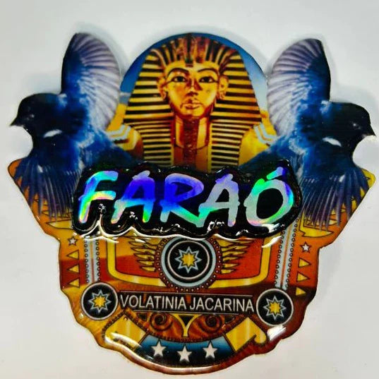 PLACA DE TIZIU PERSONALIZADA EM 3D COM NOME DO PÁSSARO