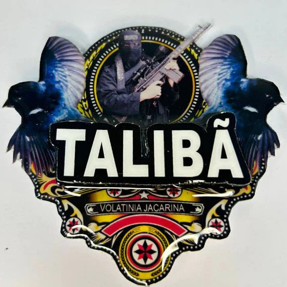 PLACA DE TIZIU PERSONALIZADA EM 3D COM NOME DO PÁSSARO