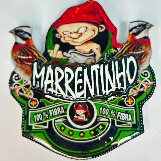 PLACA DE TICO TICO PERSONALIZADA EM 3D COM O NOME DO PÁSSARO