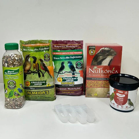 KIT DE ALIMENTAÇÃO DO TRINCA FERRO REI DA RUA