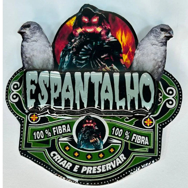 PLACA EM 3D DE PATATIVA PERSONALIZADA COM NOME DO PÁSSARO