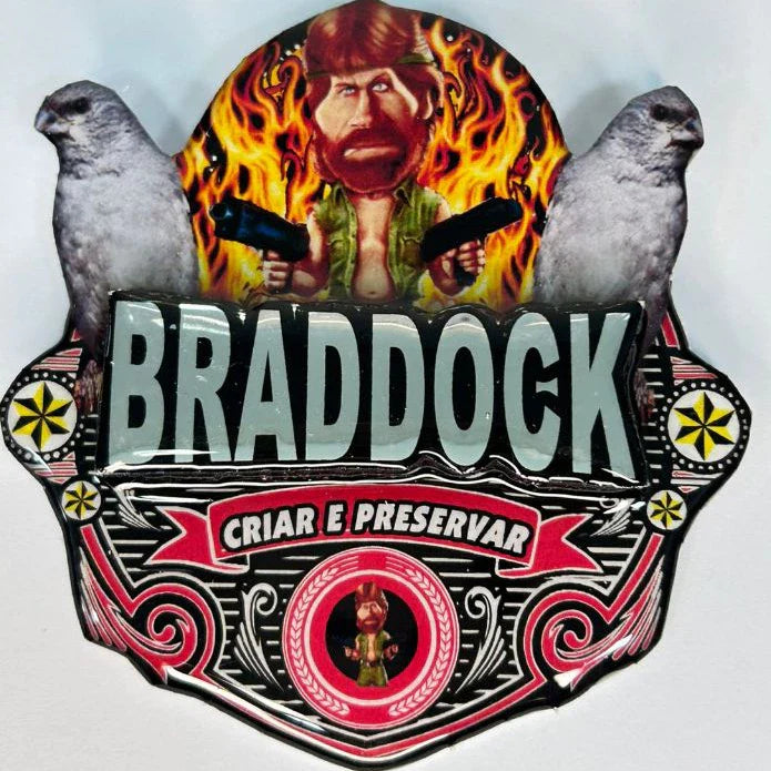 PLACA EM 3D DE PATATIVA PERSONALIZADA COM NOME DO PÁSSARO