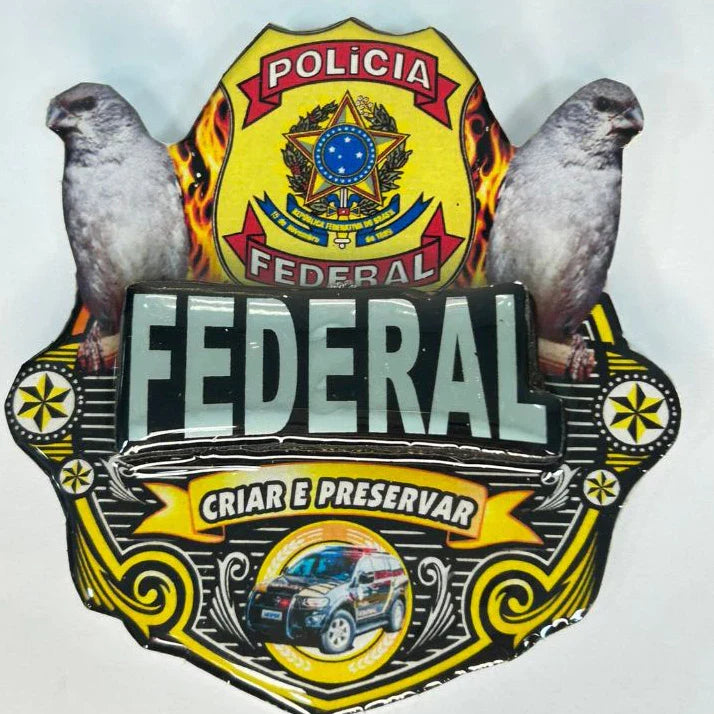 PLACA EM 3D DE PATATIVA PERSONALIZADA COM NOME DO PÁSSARO