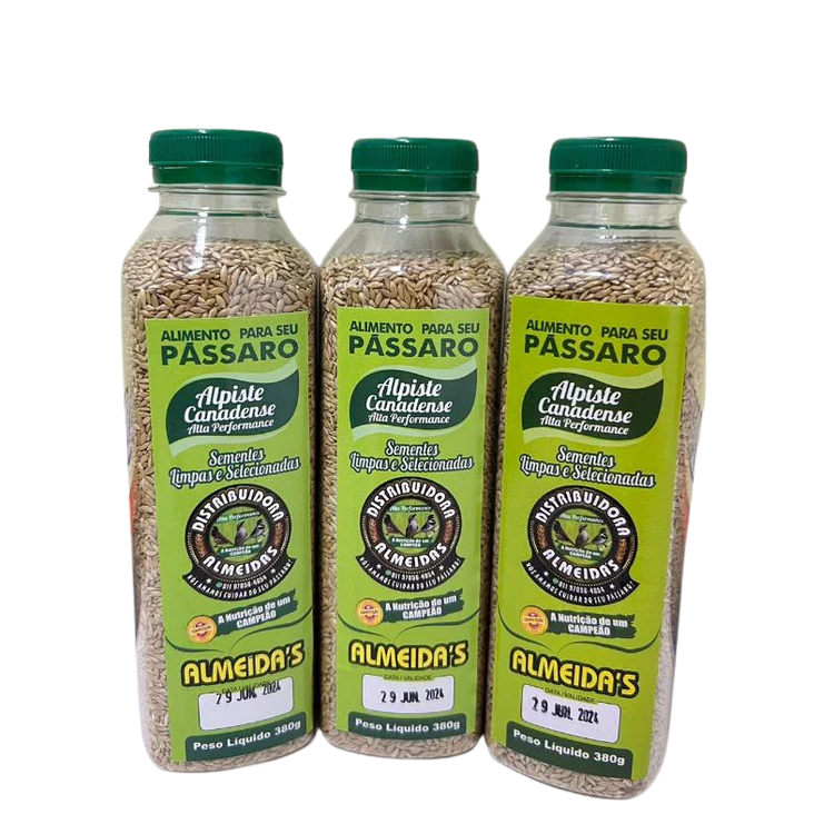 Combo econômico: 3 ALPISTE ALTA PERFORMANCE com 380g CADA