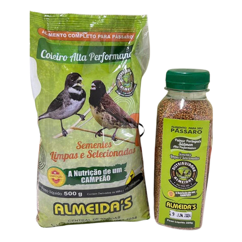 Combo Econômico: 1 COLEIRO ALTA PERFORMANCE + 1 PAINÇO SALMON ALTA PERFORMANCE