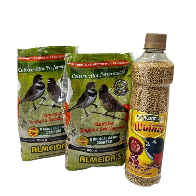 KIT - 2 COLEIRO ALTA PERFORMANCE + 1 ALCON WINNER