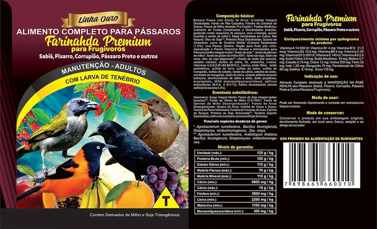 KIT - 3 FARINHADA PREMIUM C/ 400G CADA