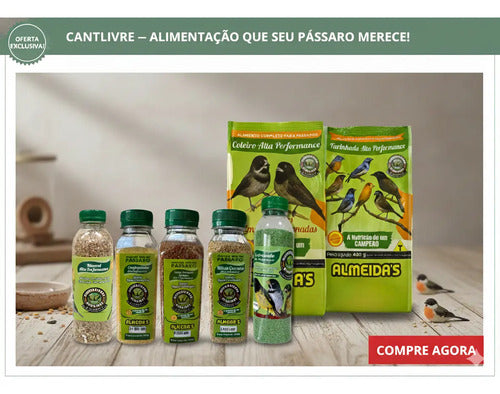 Kit Coleiro Alta Performance Completo Energia Canto Torneio