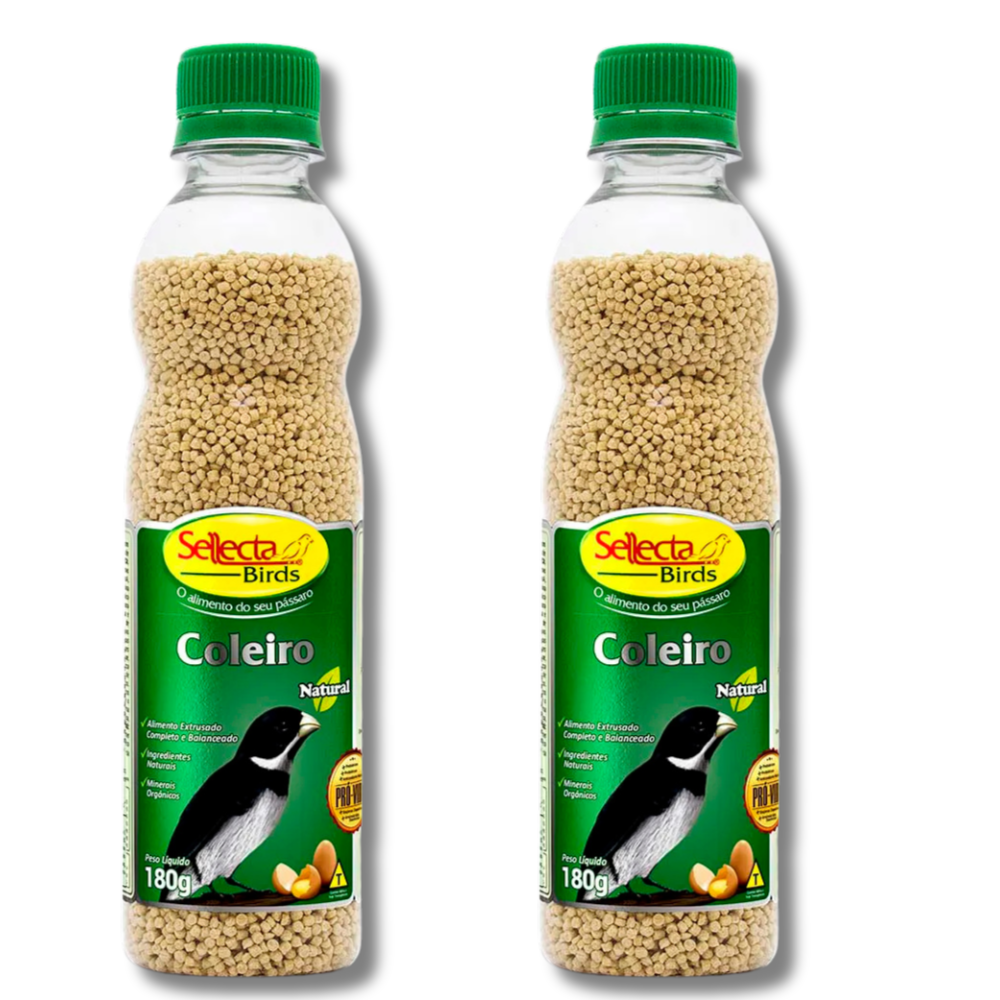 KIT - 2 SELLECTA EXTRUSADO COLEIRO NATURAL - 360G CADA