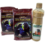 KIT - 2 CURIÓ, BICUDO e AZULÃO + 1 ALCON TOP LIFE 325G