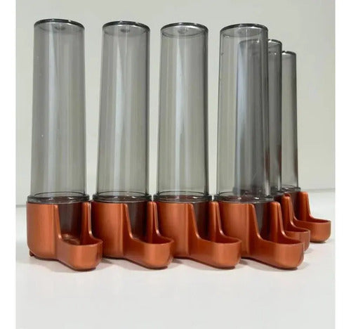 Kit C/ 12 Bebedouro Fumê Base Cobre 30ml 71.6 - Malha Fina 1.2v Fumê