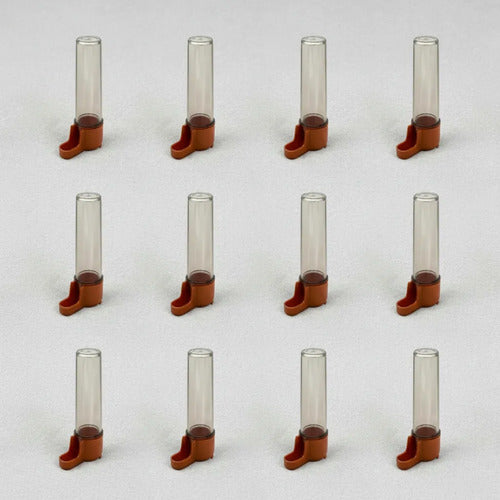 Kit C/ 12 Bebedouro Fumê Base Cobre 30ml 71.6 - Malha Fina 1.2v Fumê