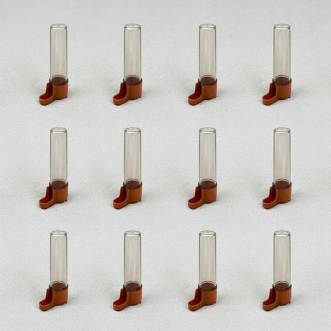 Kit C/ 12 Bebedouro Fumê Base Cobre 30ml 71.6 - Malha Fina 1.2v Fumê