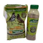 KIT 1 COLEIRO ALTA PERFORMANCE + 1 GRIT MINERAL FINO