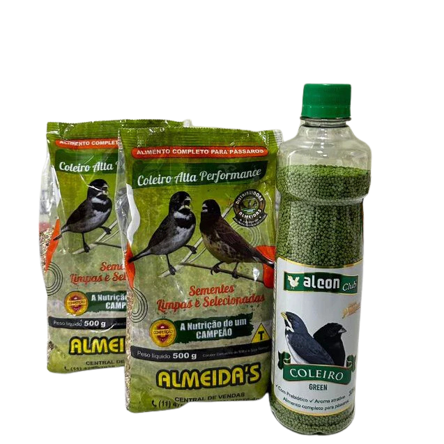 KIT - 2 COLEIRO ALTA PERFORMANCE + 1 ALCON CLUB COLEIRO GREEN/VERDE