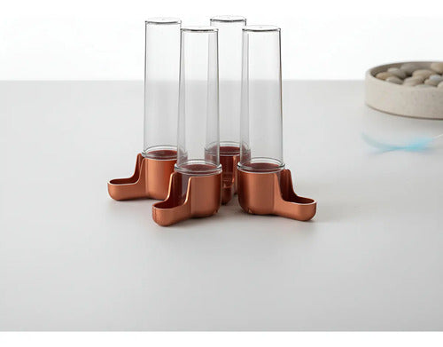 Kit C/ 12 Bebedouro Fumê Base Cobre 30ml 71.6 - Malha Fina 1.2v Fumê