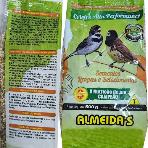 Coleiro Alta Performance - Fardo C/ 10 + 2 Canjiquinhas