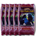 KIT - 5 MISTURA CURIÓ, BICUDO E AZULÃO - 500G CADA