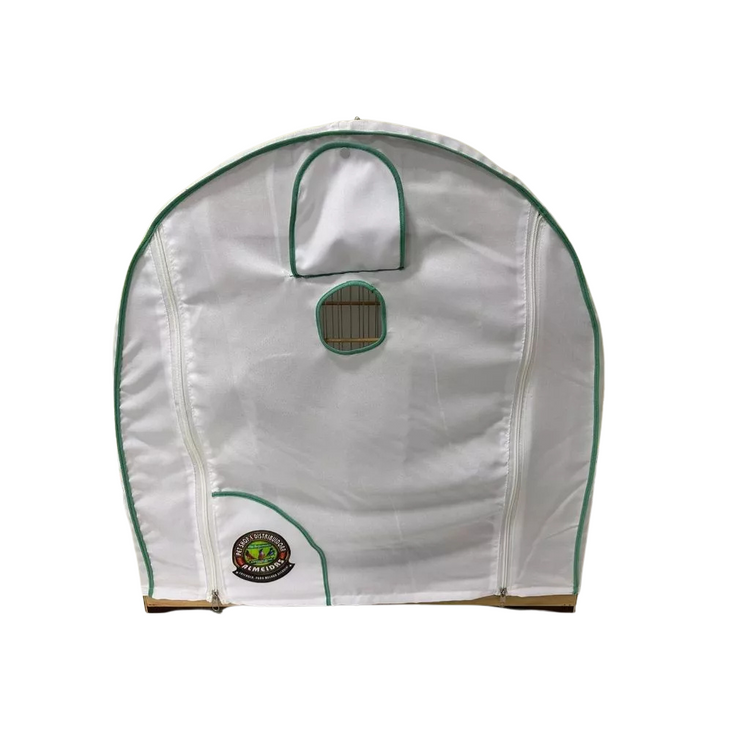 CAPA  DE GAIOLA REDONDA DE TECIDO