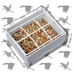 Comedouro de aço bico torto com grade – 500ml